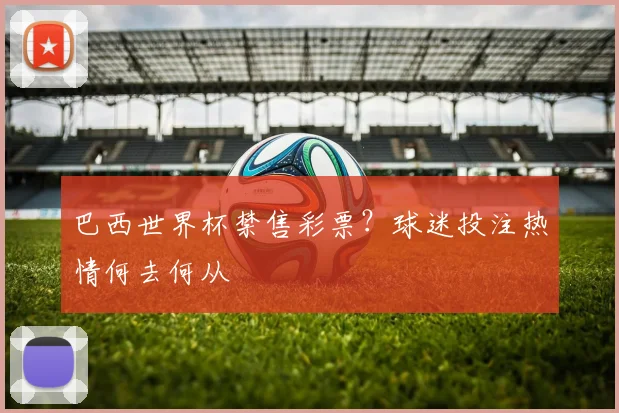 巴西世界杯禁售彩票？球迷投注热情何去何从